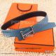 Perfect Replica Hermes Blue Leather Belt Stainless Steel Buckle Diamonds (1)_th.jpg